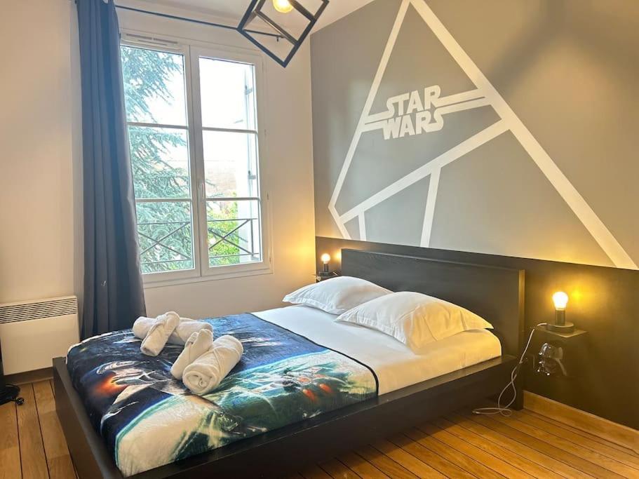 Once Upon A Time - 7Min From Disneyland - Free Private Parking - Self Checkin - Balcony - Barbecue Magny-le-Hongre Exteriör bild
